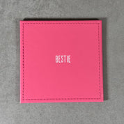 Personalised Coaster in leather