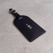 Personalised Luggage Tag in leather