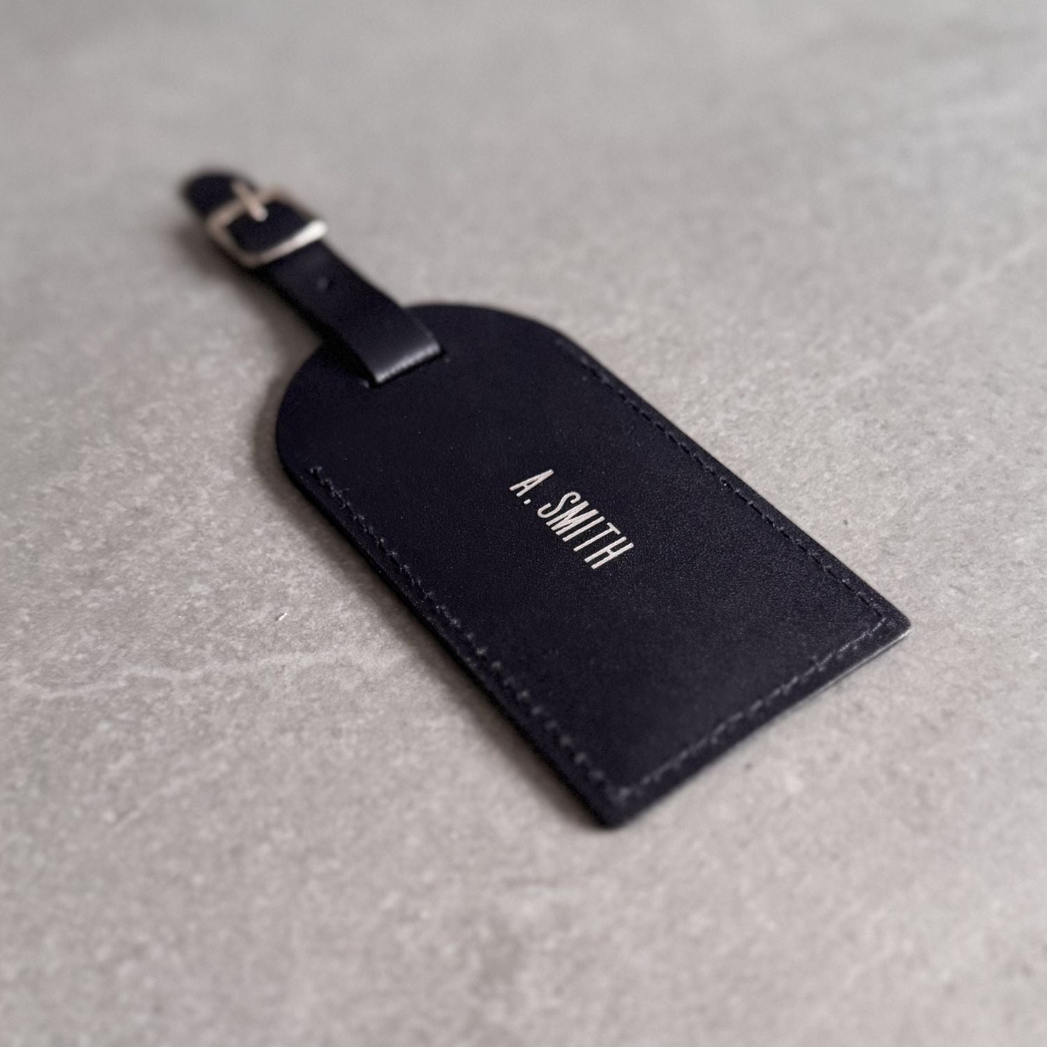 Personalised Luggage Tag in leather
