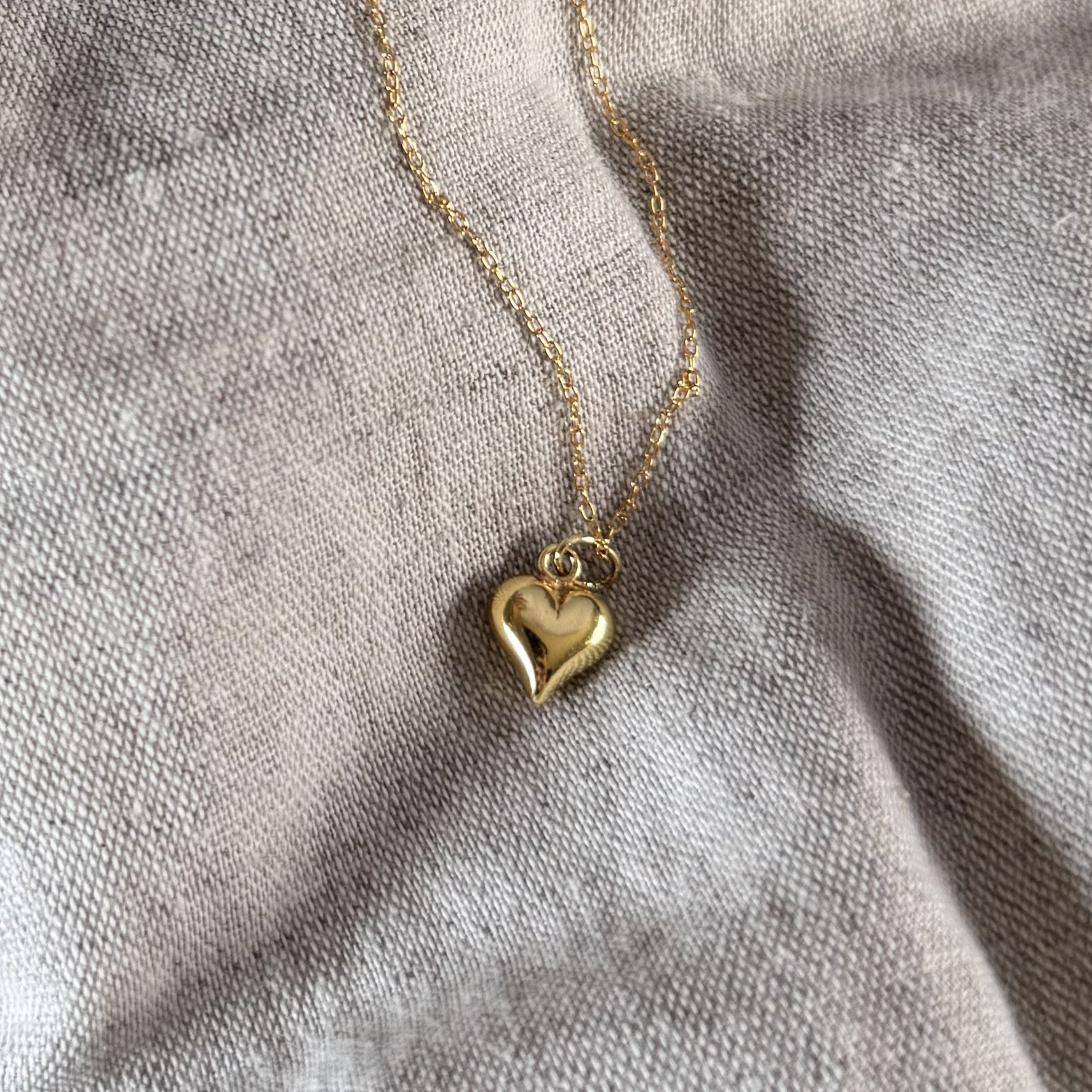 Puff Heart Necklace