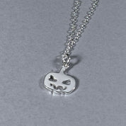 Pumpkin necklace in sterling silver