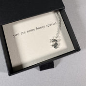 Origami Rabbit Necklace in a By Wue gift box