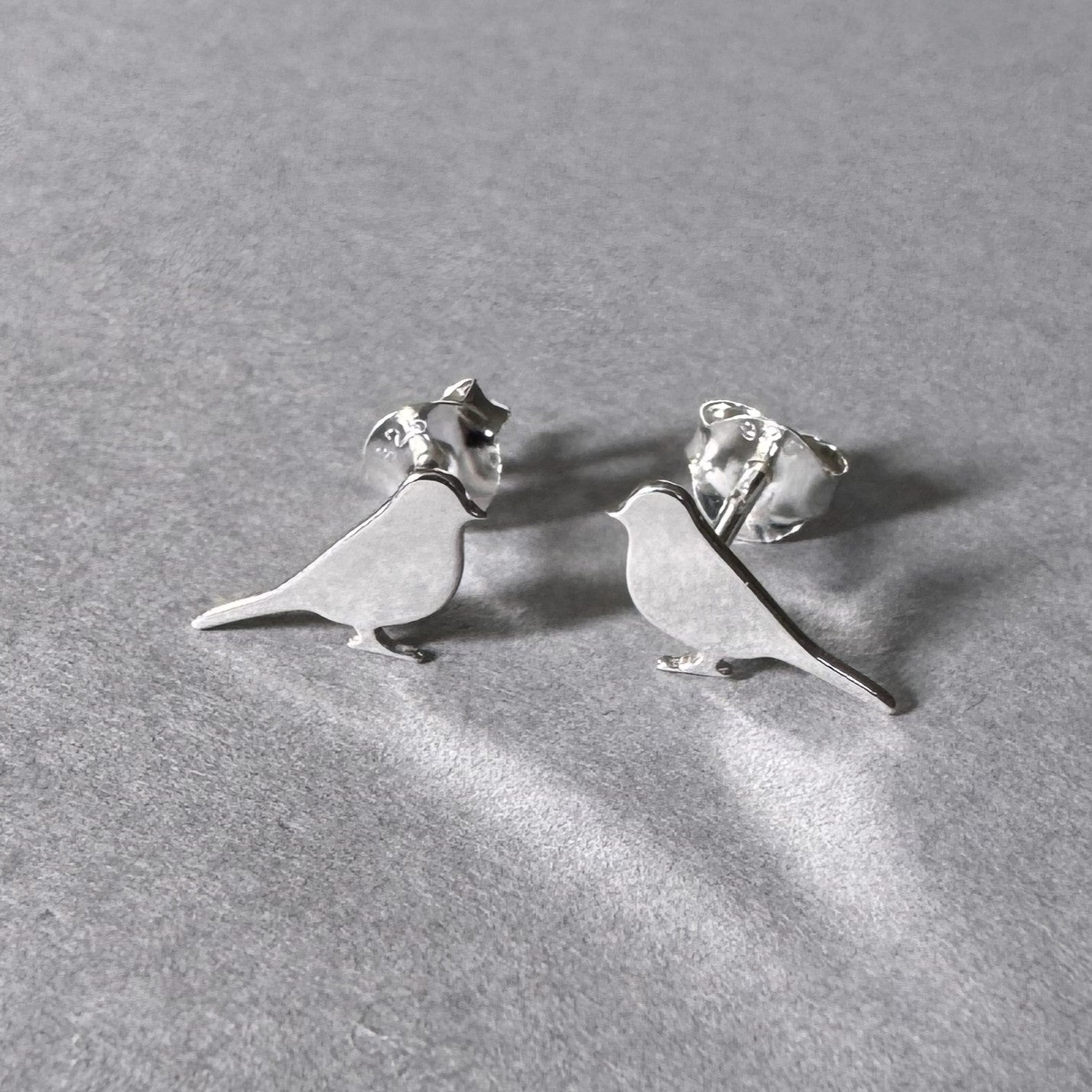 Robin Earrings in sterling silver