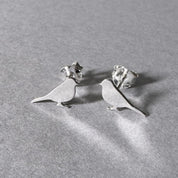Robin Earrings in sterling silver