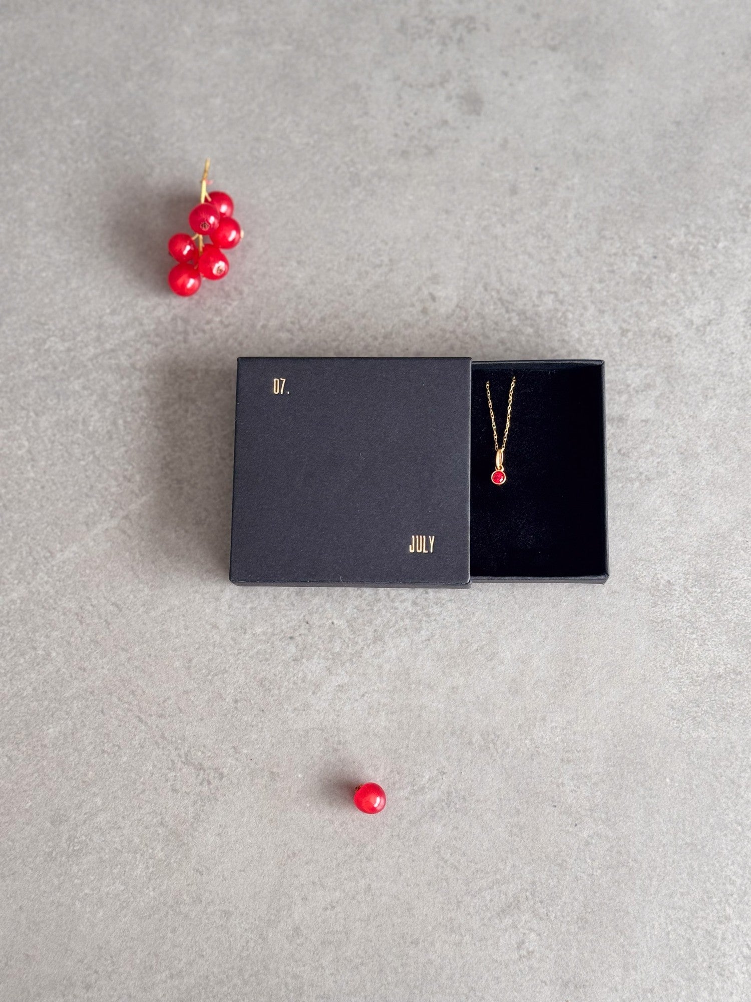 July Birthstone Necklace