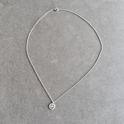 Smiley Necklace in sterling silver