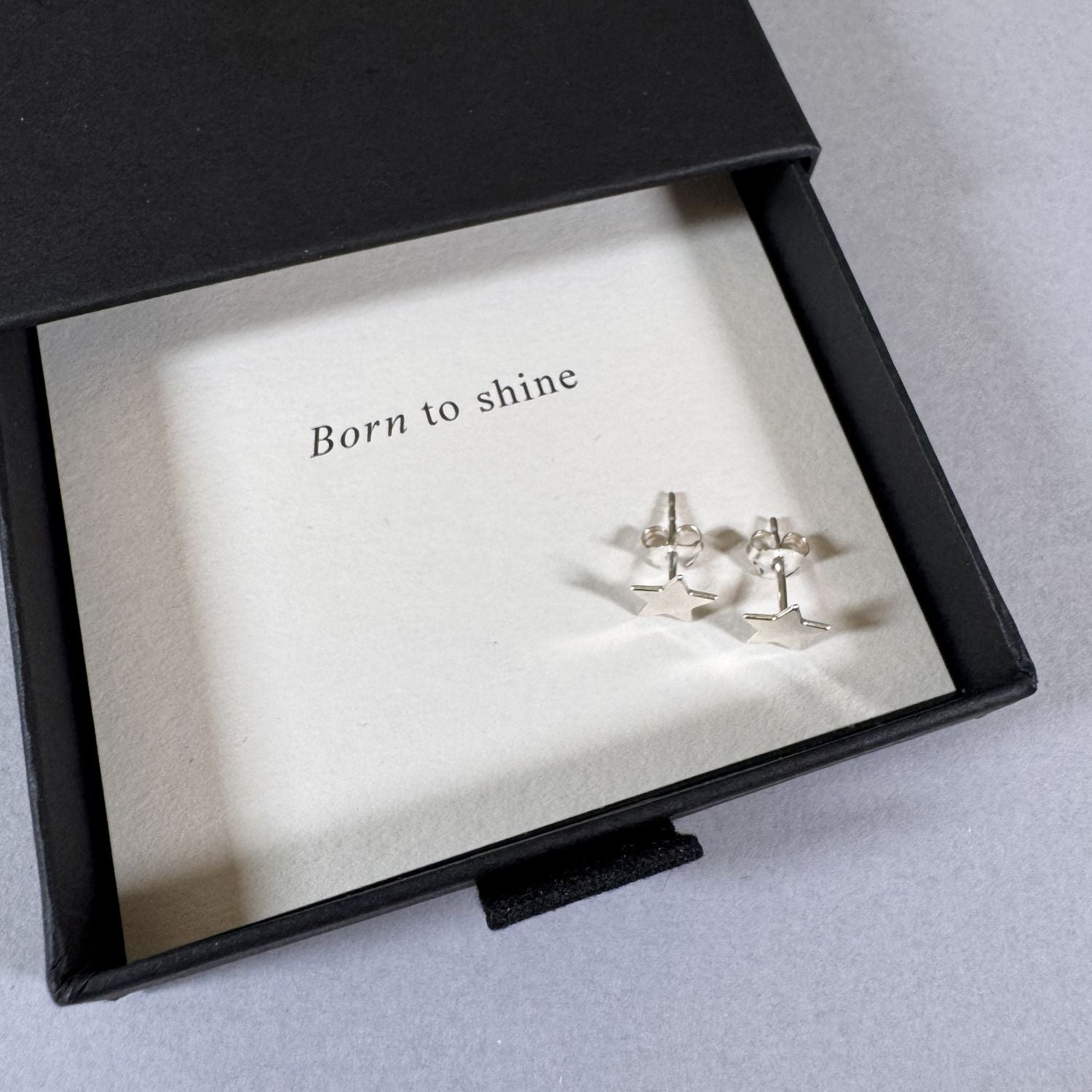 Star Earrings in a By Wue gift box