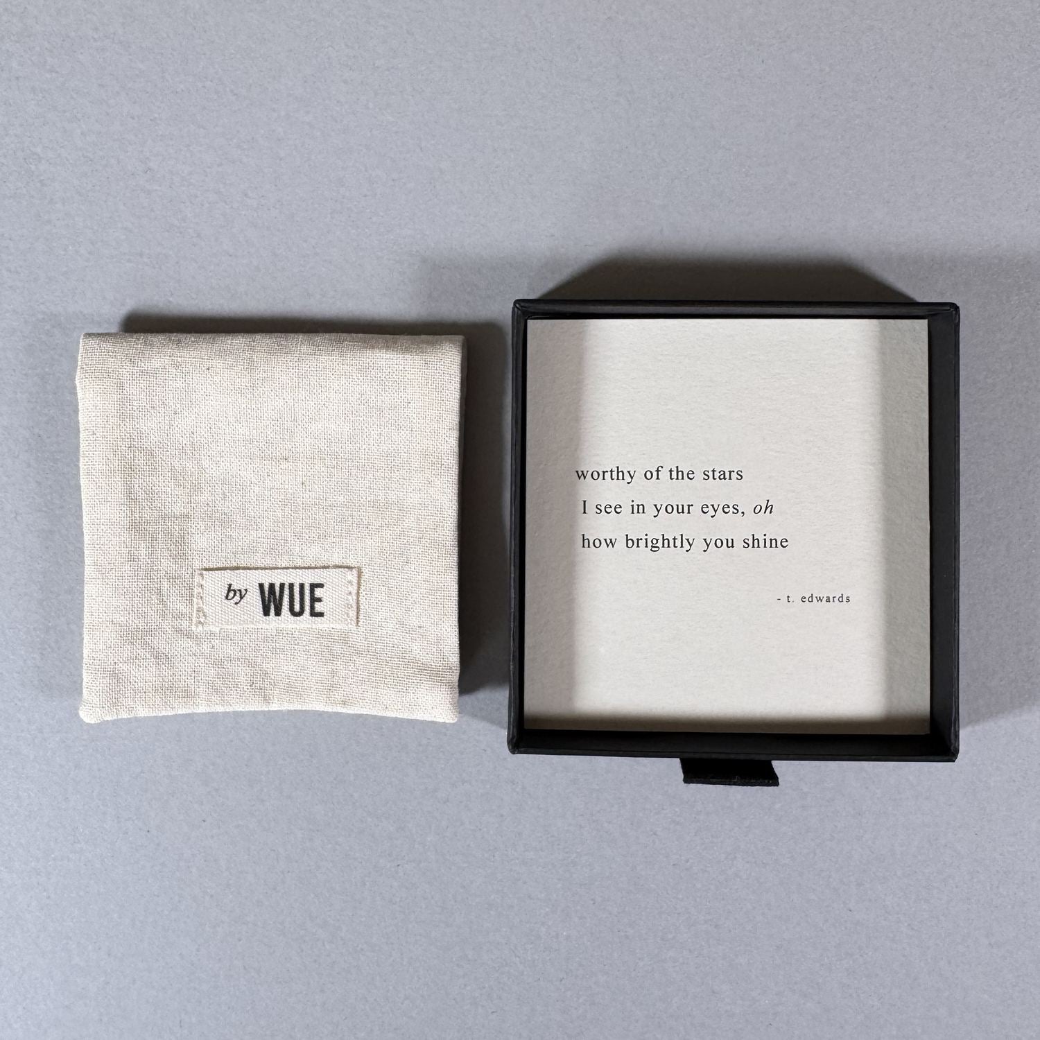 Star haiku poem card by By Wue