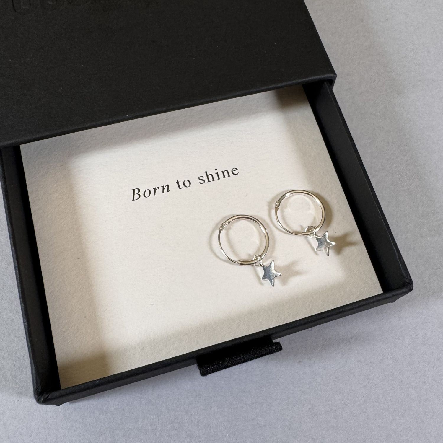 Star Hoop Earrings