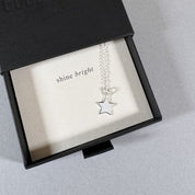 Star Necklace in a By Wue gift box with message card