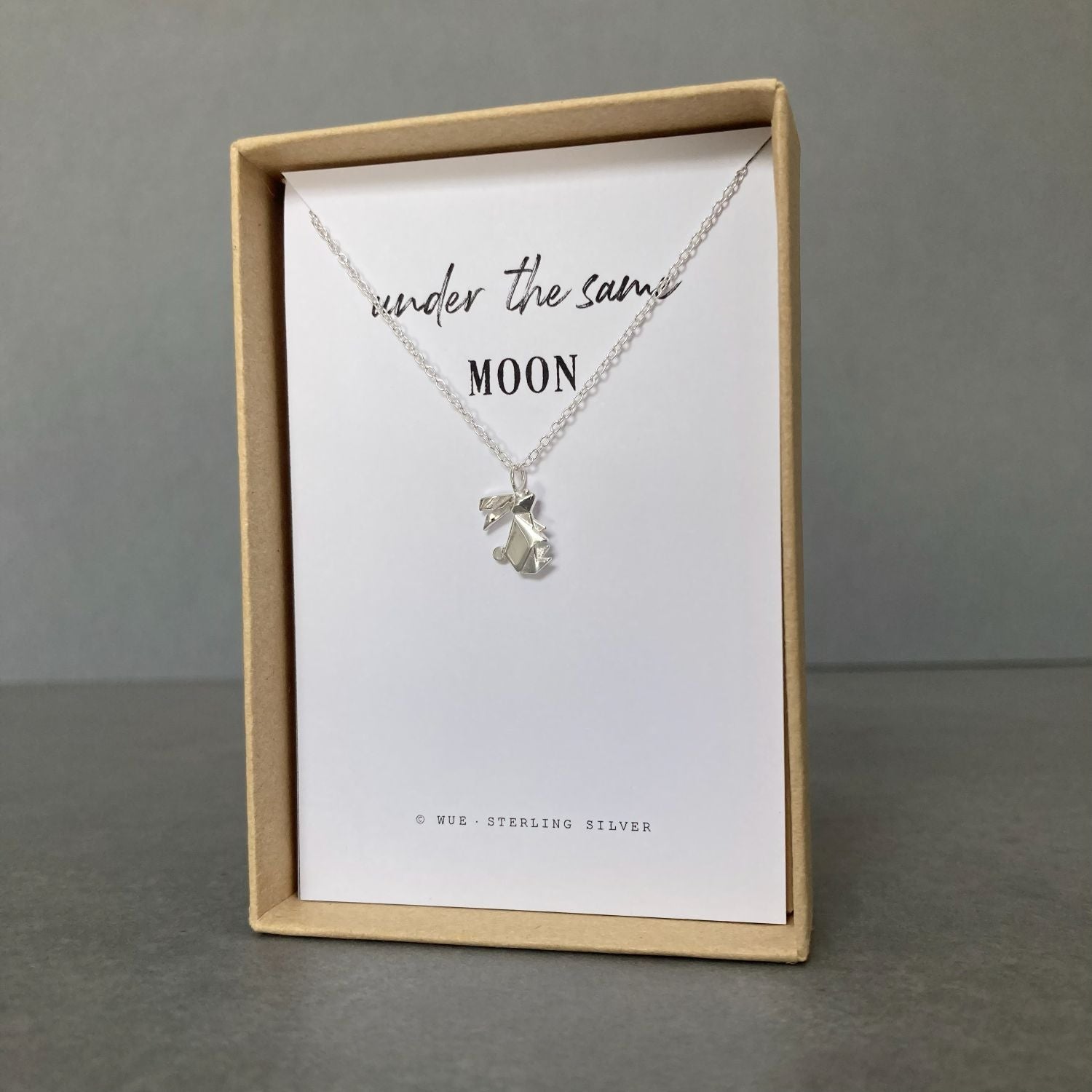 Origami Rabbit Necklace | Mid Autumn Festival