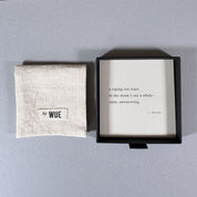 Whale haiku poem card by By Wue