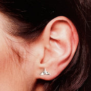 Whale Tail Earrings