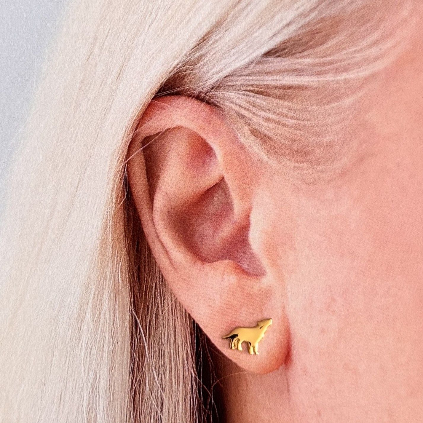 Wolf Earrings