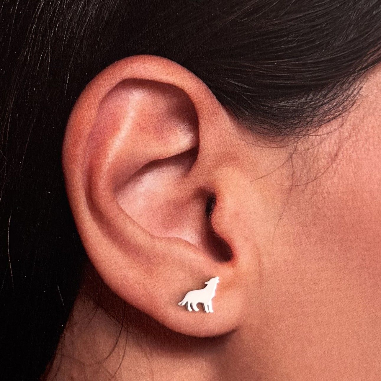 Wolf Earrings