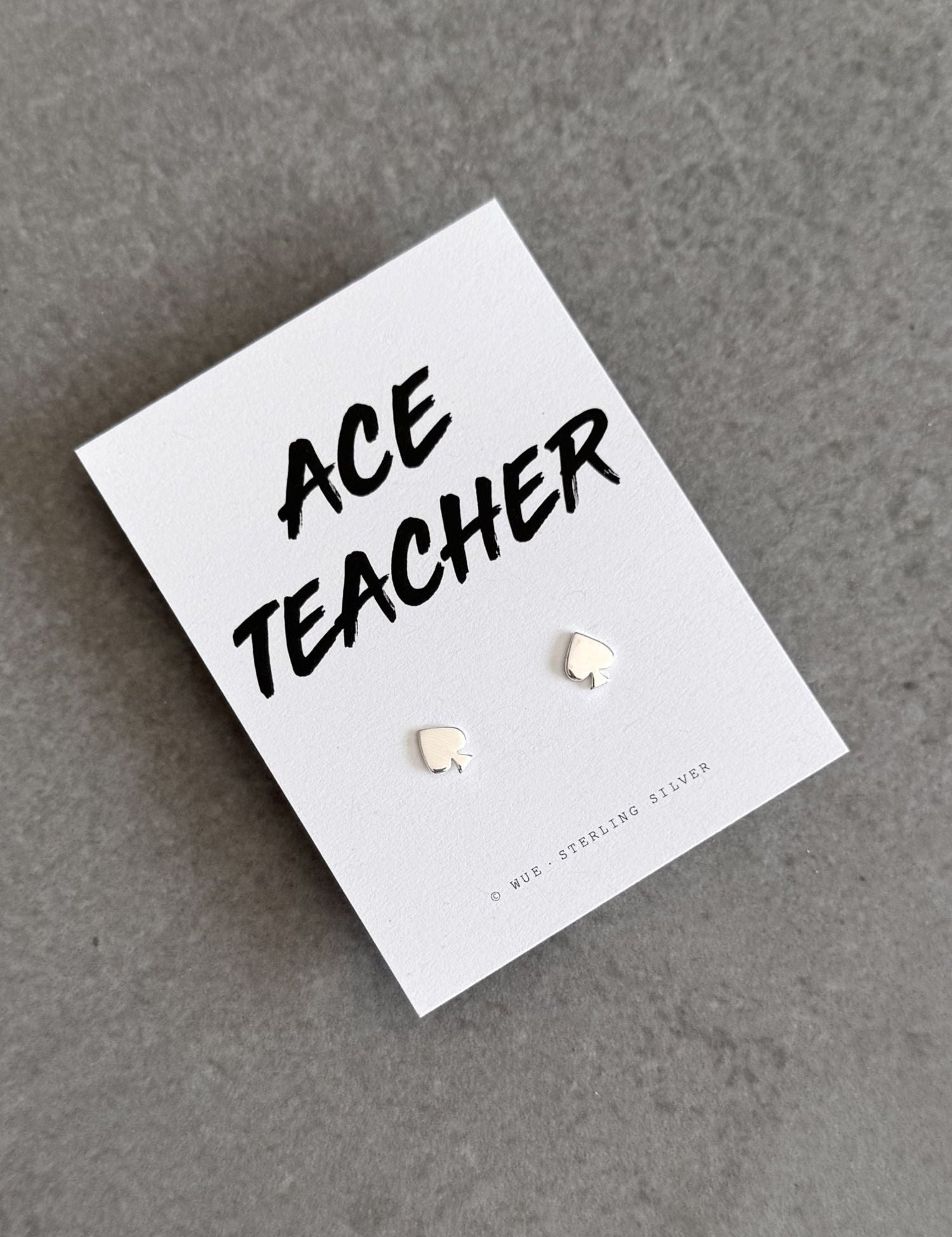 Ace Teacher Earrings