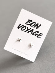 Bon Voyage - Airplane Earrings