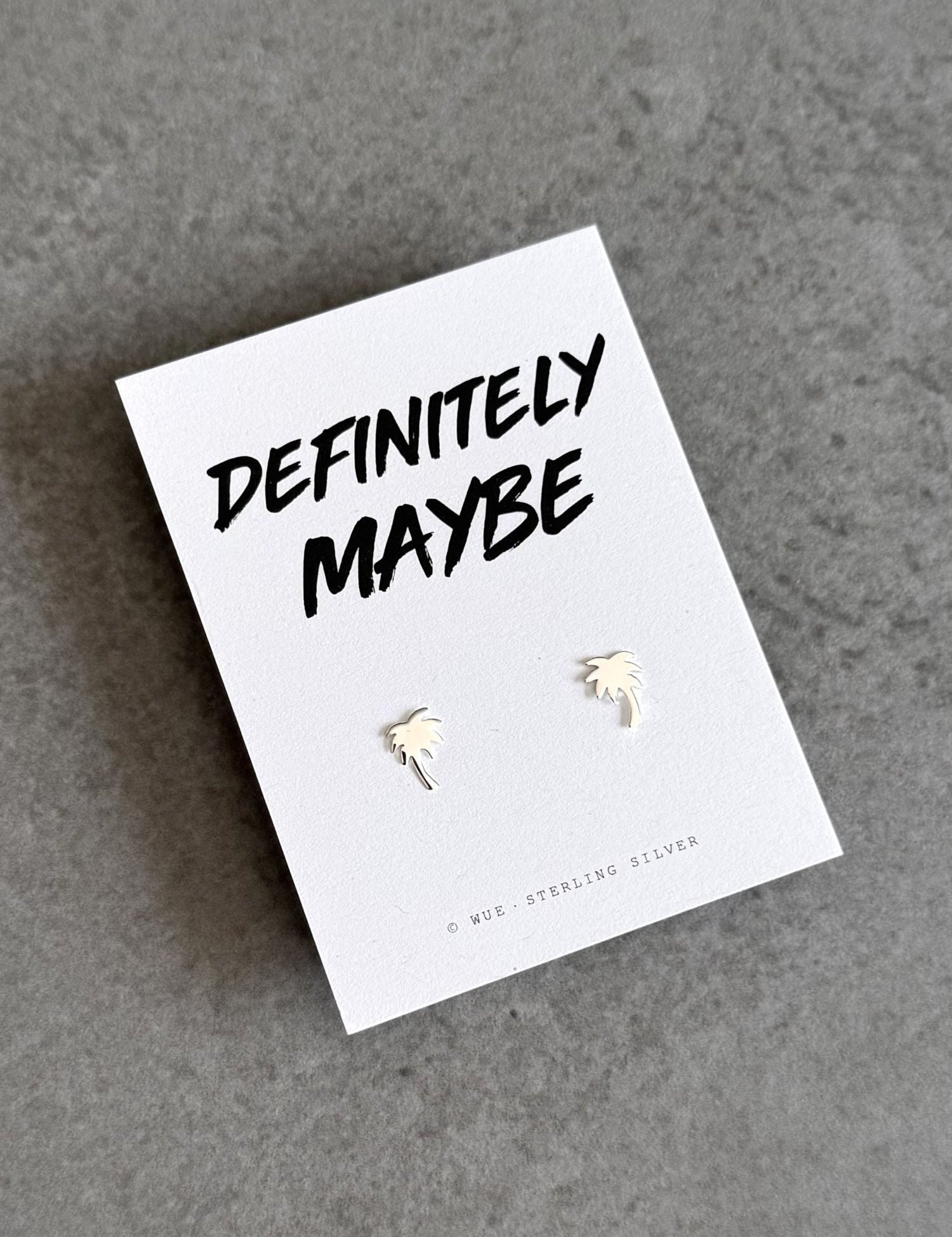 Definitely Maybe - Palm Tree Earrings