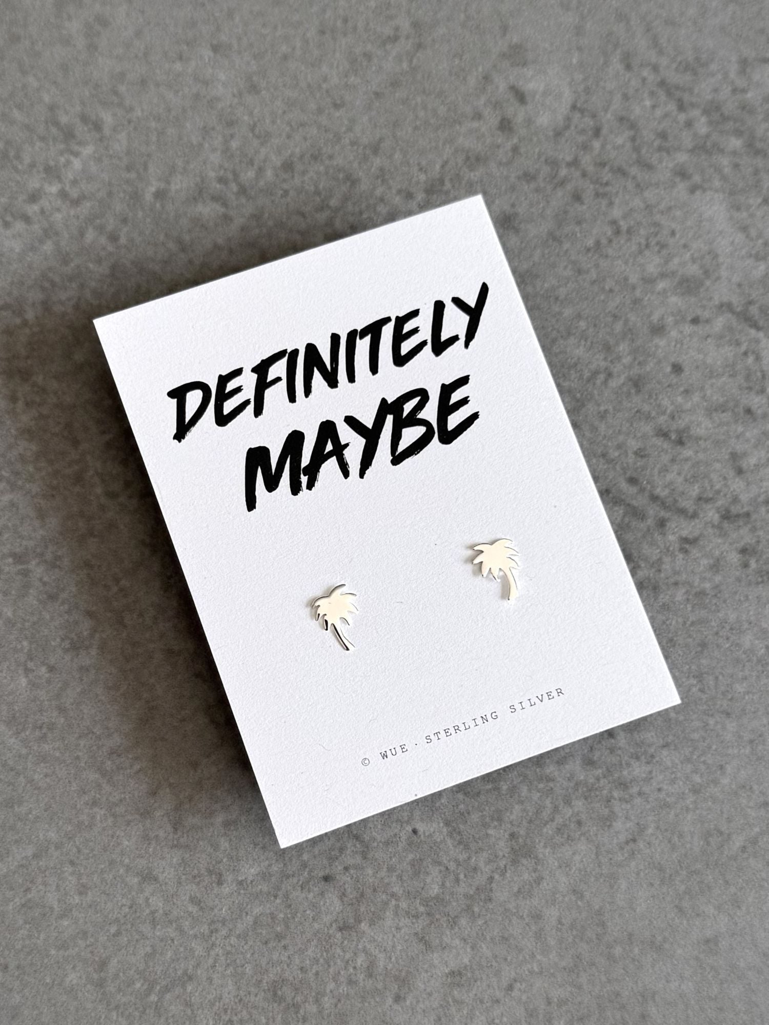 Definitely Maybe - Palm Tree Earrings