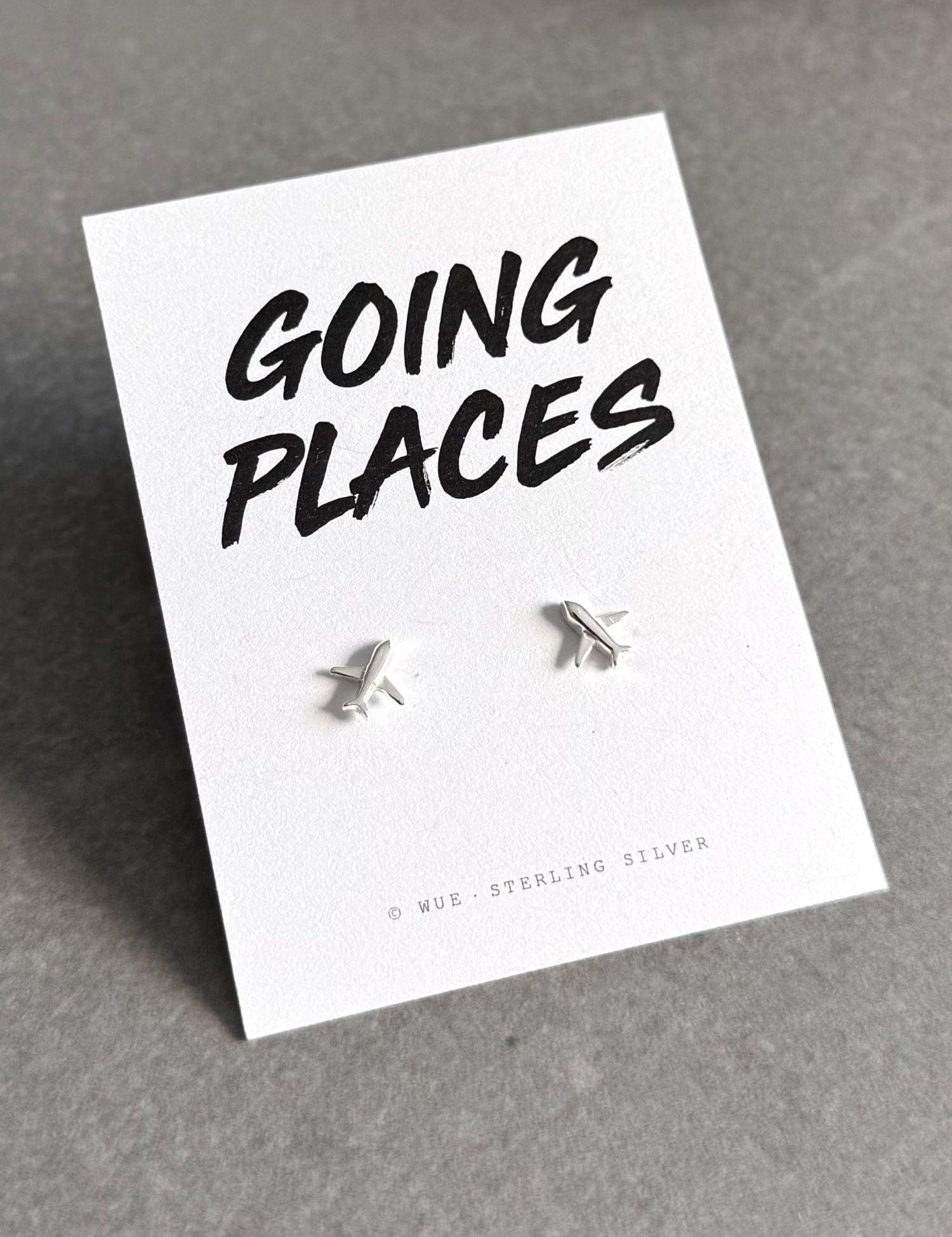 Going Places - Airplane Earrings
