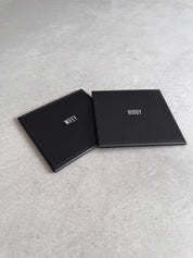 Hubby & Wife Leather Coaster