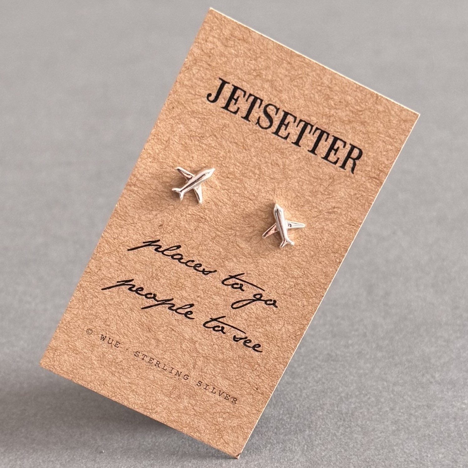 Jetsetter Airplane Earrings