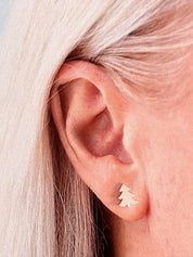 Merry Christmas Tree Earrings