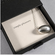 Olive Necklace with the simple pleasure card