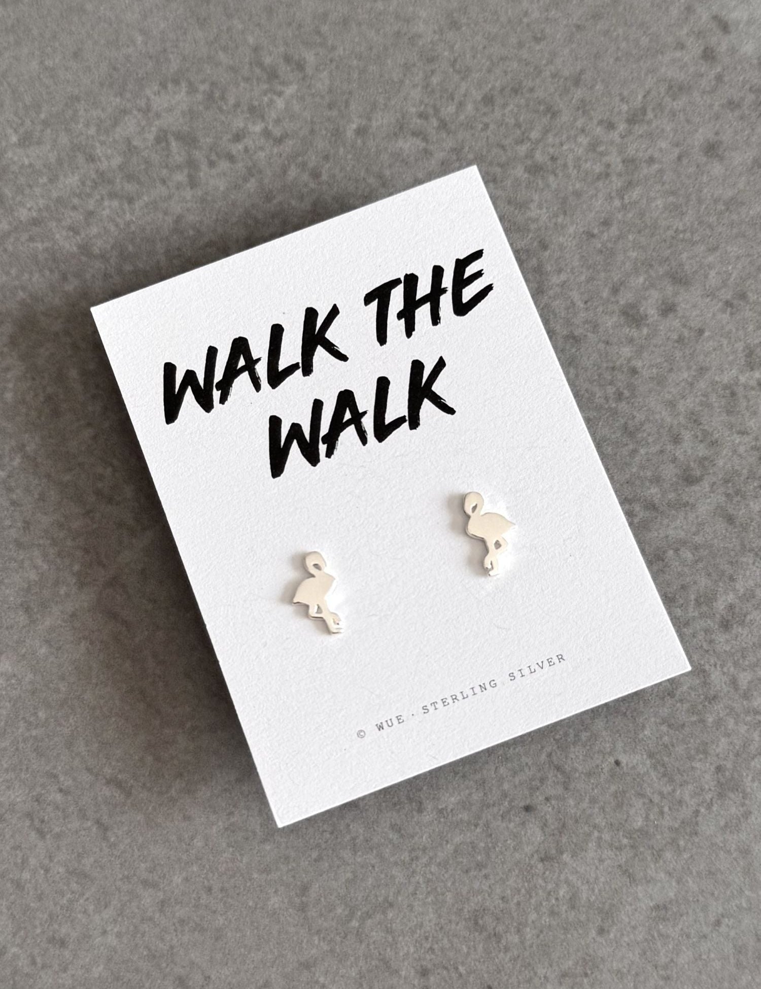 Walk The Walk - Flamingo Earrings