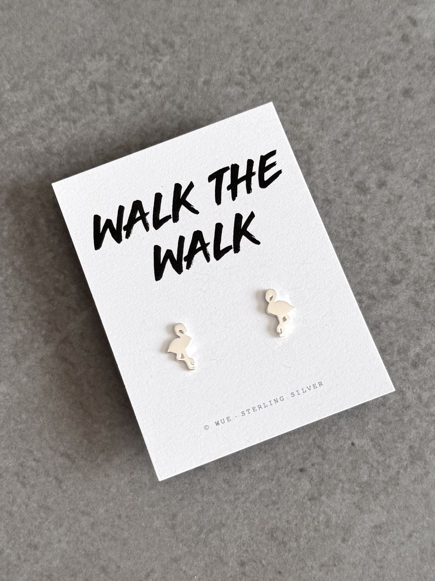 Walk The Walk - Flamingo Earrings