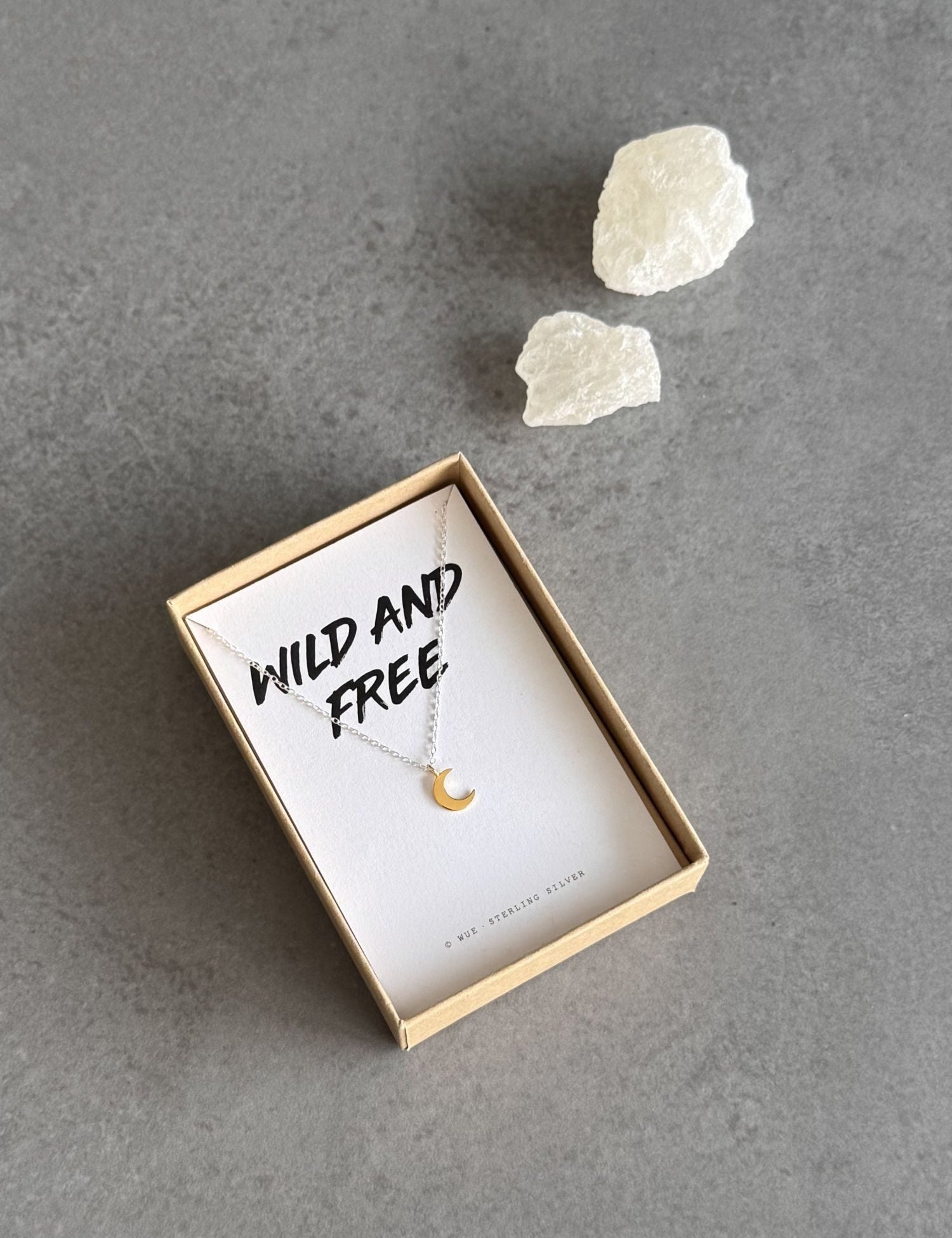 Wild And Free - Moon Necklace