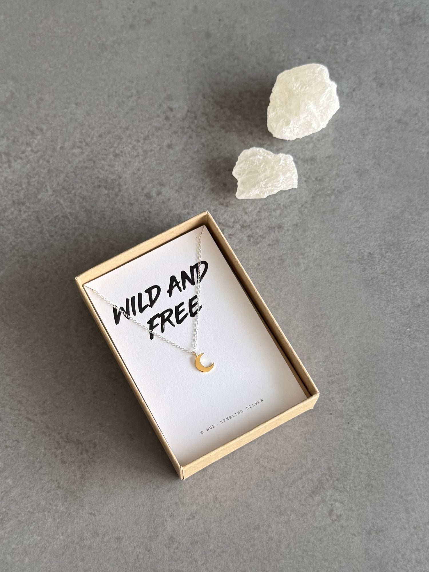 Wild And Free - Moon Necklace