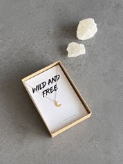 Wild And Free - Moon Necklace